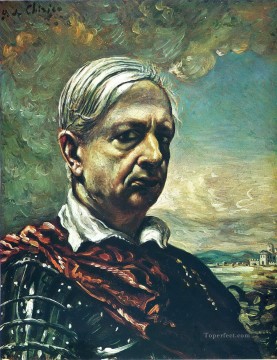 ジョルジョ・デ・キリコ Painting - セルフポートレート 4 ジョルジョ・デ・キリコ 形而上学的シュルレアリスム